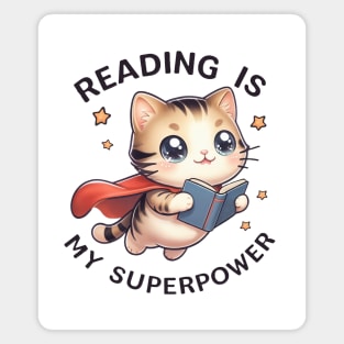 Reading is my super power Magnet